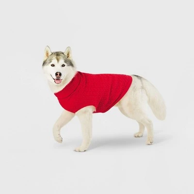 Dog and Cat Sweater - Classic Red - Wondershop™ 7 Dog and Cat Sweater - Classic Red - Wondershop™ - Image 7
