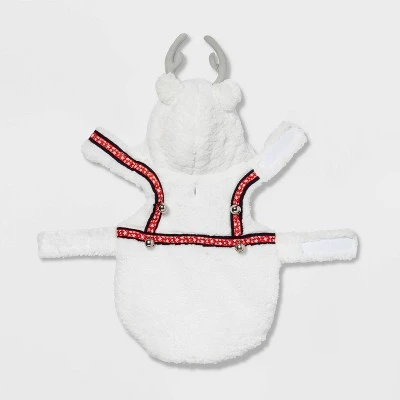 Dog and Cat Hoodie Costume - White Reindeer - Wondershop™ 1 Dog and Cat Hoodie Costume - White Reindeer - Wondershop™