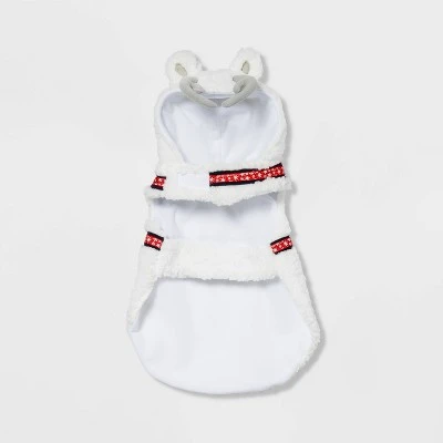 Dog and Cat Hoodie Costume - White Reindeer - Wondershop™ 2 Dog and Cat Hoodie Costume - White Reindeer - Wondershop™ - Image 2