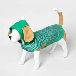 Dog and Cat Hoodie - Green Striped - Wondershop™ 11 Dog and Cat Hoodie - Green Striped - Wondershop™ -Wondershop Sales unnamed file 1032