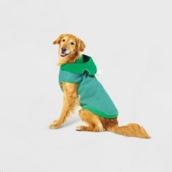 Dog and Cat Hoodie - Green Striped - Wondershop™ 14 Dog and Cat Hoodie - Green Striped - Wondershop™ -Wondershop Sales unnamed file 1035