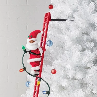 Large Climbing Santa Decorative Figurine Red - Wondershop™ 4 Large Climbing Santa Decorative Figurine Red - Wondershop™ - Image 4