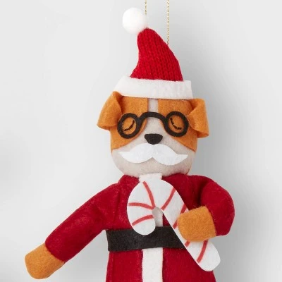 4ct Fabric Dressed Animal Christmas Tree Ornament Set - Wondershop™ 2 4ct Fabric Dressed Animal Christmas Tree Ornament Set - Wondershop™ - Image 2