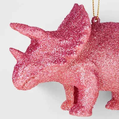 4ct 5" Glitter Dinosaur Christmas Tree Ornament Set Glitter - Wondershop™ 2 4ct 5" Glitter Dinosaur Christmas Tree Ornament Set Glitter - Wondershop™ - Image 2