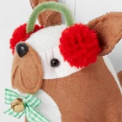 4ct 5" Fabric French Bulldog with Hat Christmas Tree Ornament Set - Wondershop™ 3 4ct 5" Fabric French Bulldog with Hat Christmas Tree Ornament Set - Wondershop™ -Wondershop Sales unnamed file 1098