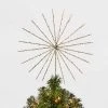 14in 70Lit Twinkling Starburst Spikes Tree Topper - Wondershop™
