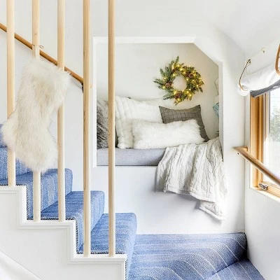 Faux Fur Christmas Stocking Cream - Wondershop™ 2 Faux Fur Christmas Stocking Cream - Wondershop™ - Image 2