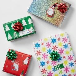 80 sq ft Gift Wrap Pack Brights - Wondershop™