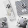 80 sq ft Gift Wrap Pack Silver/White - Wondershop™