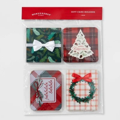 4ct Botanical Gift Card Holder - Wondershop™ 2 4ct Botanical Gift Card Holder - Wondershop™ - Image 2