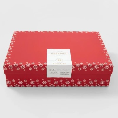 70ct Deluxe Assorted Gift Tag Kit - Wondershop™ 2 70ct Deluxe Assorted Gift Tag Kit - Wondershop™ - Image 2