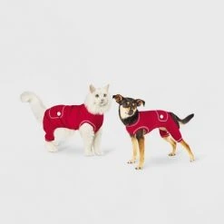 Dog and Cat Union Suit Pajama - Red - Wondershop™ 13 Dog and Cat Union Suit Pajama - Red - Wondershop™ -Wondershop Sales unnamed file 1219