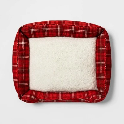 Red Plaid Cuddler Dog Bed - Wondershop™ 5 Red Plaid Cuddler Dog Bed - Wondershop™ -Wondershop Sales unnamed file 1241