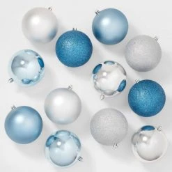 12ct Round Plastic Christmas Tree Ornament Set - Wondershop™ Blue/silver 11 12ct Round Plastic Christmas Tree Ornament Set - Wondershop™ Blue/silver -Wondershop Sales unnamed file 1252