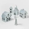 11" Galvanized Church Decorative Figurine Sliver - Wondershop™