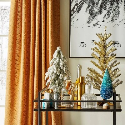 Large Flocked Christmas Tree in Galvanized Bucket Decorative Figurine Silver - Wondershop™ 2 Large Flocked Christmas Tree in Galvanized Bucket Decorative Figurine Silver - Wondershop™ - Image 2