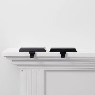 2pk Basic Stocking Holder - Wondershop™ Black 2 2pk Basic Stocking Holder - Wondershop™ Black - Image 2