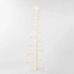 6' Incandescent Spiral Tree Novelty Sculpture Light - Wondershop⢠Clear