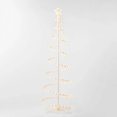 6' Incandescent Spiral Tree Novelty Sculpture Light - Wondershop™ Clear 1 6' Incandescent Spiral Tree Novelty Sculpture Light - Wondershop™ Clear