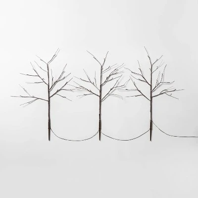 3ct LED Artificial Birch Twig Stake Lights Warm White - Wondershop™ 3 3ct LED Artificial Birch Twig Stake Lights Warm White - Wondershop™ - Image 3