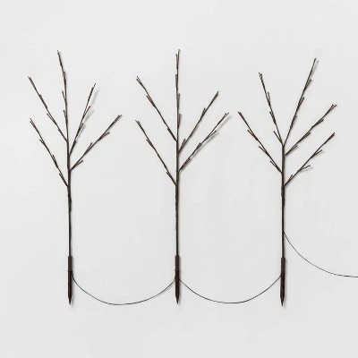 3ct LED Artificial Birch Twig Stake Lights Warm White - Wondershop™ 5 3ct LED Artificial Birch Twig Stake Lights Warm White - Wondershop™ - Image 5