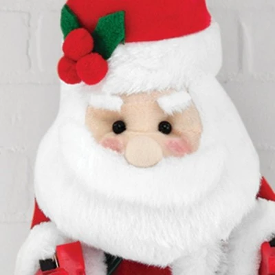 17" Battery Operated Climbing Santa Decorative Figurine - Wondershop™ 3 17" Battery Operated Climbing Santa Decorative Figurine - Wondershop™ - Image 3