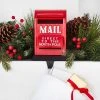 Metal Santa Mail Box Stocking Holder Red - Wondershop™
