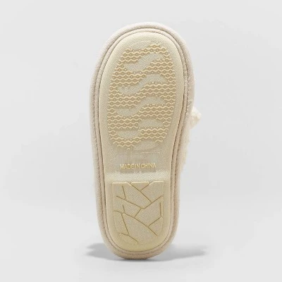 Toddler Girls' Plain Bear Slide Slippers - Wondershop™ Ivory 3 Toddler Girls' Plain Bear Slide Slippers - Wondershop™ Ivory - Image 3
