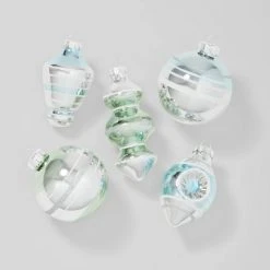 14ct Striped Glass Christmas Tree Ornament Set - Wondershop™ White/rose/magenta/purple 8 14ct Striped Glass Christmas Tree Ornament Set - Wondershop™ White/rose/magenta/purple -Wondershop Sales unnamed file 286