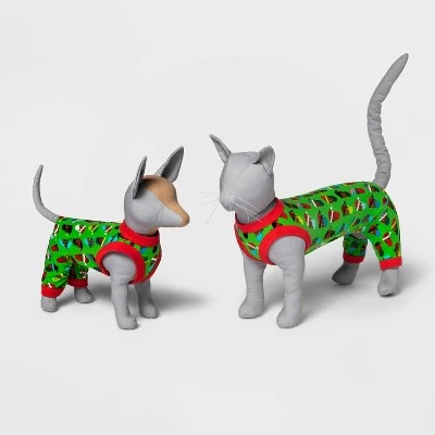 Dog and Cat Holiday Family Multi Santas Pajama - Wondershop™ 1 Dog and Cat Holiday Family Multi Santas Pajama - Wondershop™