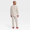 Men's Holiday Joyful Print Matching Family Pajama Set - Wondershop™ Cream