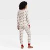 Women's Holiday Joyful Print Matching Family Pajama Set - Wondershop™ Cream