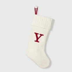 Knit Monogram Christmas Stocking White - Wondershop™ 54 Knit Monogram Christmas Stocking White - Wondershop™ -Wondershop Sales unnamed file 31