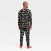 Men's Holiday Penguins Print Matching Family Pajama Set - Wondershop™ Black