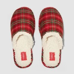 Men's Adult Plaid Slide Slippers - Wondershop™ Red 12 Men's Adult Plaid Slide Slippers - Wondershop™ Red -Wondershop Sales unnamed file 338
