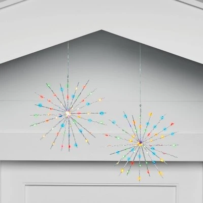 2pk Christmas LED Starburst Novelty 140 Lights Multicolor - Wondershop™ 3 2pk Christmas LED Starburst Novelty 140 Lights Multicolor - Wondershop™ - Image 3