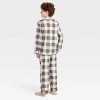 Kids' Holiday Tartan Plaid Flannel Matching Family Pajama Set - Wondershop™ Cream