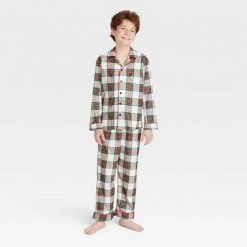Kids' Holiday Tartan Plaid Flannel Matching Family Pajama Set - Wondershop™ Cream 11 Kids' Holiday Tartan Plaid Flannel Matching Family Pajama Set - Wondershop™ Cream -Wondershop Sales unnamed file 449