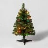 2ft Pre-Lit Alberta Spruce Multicolored Lights Artificial Christmas Tree - Wondershop™
