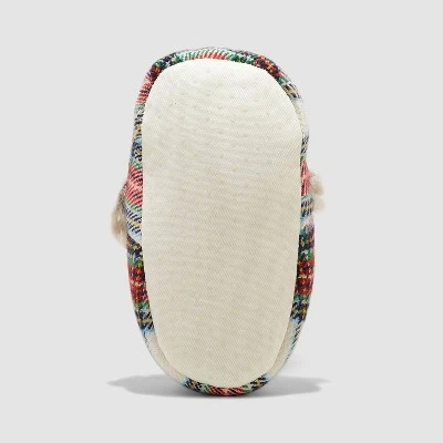 Toddler Bebe Oso Plaid Bootie Holiday Slippers - Wondershop™ Multicolor 4 Toddler Bebe Oso Plaid Bootie Holiday Slippers - Wondershop™ Multicolor - Image 4