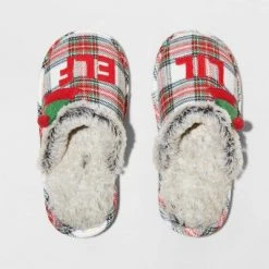Girls' Lil Elf Plaid Slide Slippers - Wondershop™ Multicolor 7 Girls' Lil Elf Plaid Slide Slippers - Wondershop™ Multicolor -Wondershop Sales unnamed file 478