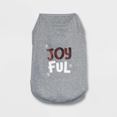 Dog and Cat Holiday Joyful Matching Family Separates Sweatshirt - Wondershop™ Heathered Gray 1 Dog and Cat Holiday Joyful Matching Family Separates Sweatshirt - Wondershop™ Heathered Gray