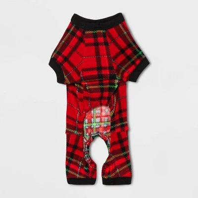 Dog and Cat Holiday Tartan Print Matching Family Pajama Set - Wondershop™ Red 2 Dog and Cat Holiday Tartan Print Matching Family Pajama Set - Wondershop™ Red - Image 2