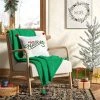 'Feliz Navidad' Square Christmas Throw Pillow Ivory/Red - Wondershop™