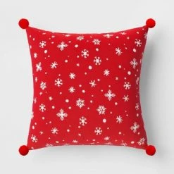 'Feliz Navidad' Square Christmas Throw Pillow Ivory/Red - Wondershop™ 7 'Feliz Navidad' Square Christmas Throw Pillow Ivory/Red - Wondershop™ -Wondershop Sales unnamed file 639