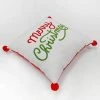 'Merry Christmas' Print Square Throw Pillow Ivory/Red - Wondershop™