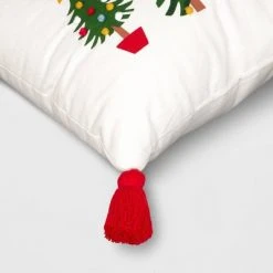 Christmas Tree Print Lumbar Throw Pillow with Tassels Ivory - Wondershop™ 6 Christmas Tree Print Lumbar Throw Pillow with Tassels Ivory - Wondershop™ -Wondershop Sales unnamed file 646