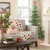 Presents Printed Plush Christmas Throw Blanket - Wondershop™