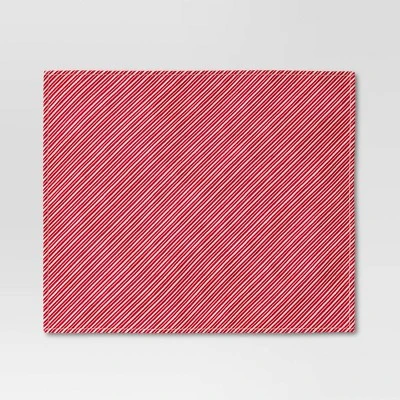 Candy Cane Striped Printed Plush Christmas Throw Blanket - Wondershop™ 1 Candy Cane Striped Printed Plush Christmas Throw Blanket - Wondershop™