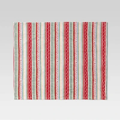 Fair Isle Printed Plush Christmas Throw Blanket - Wondershop™ 2 Fair Isle Printed Plush Christmas Throw Blanket - Wondershop™ - Image 2